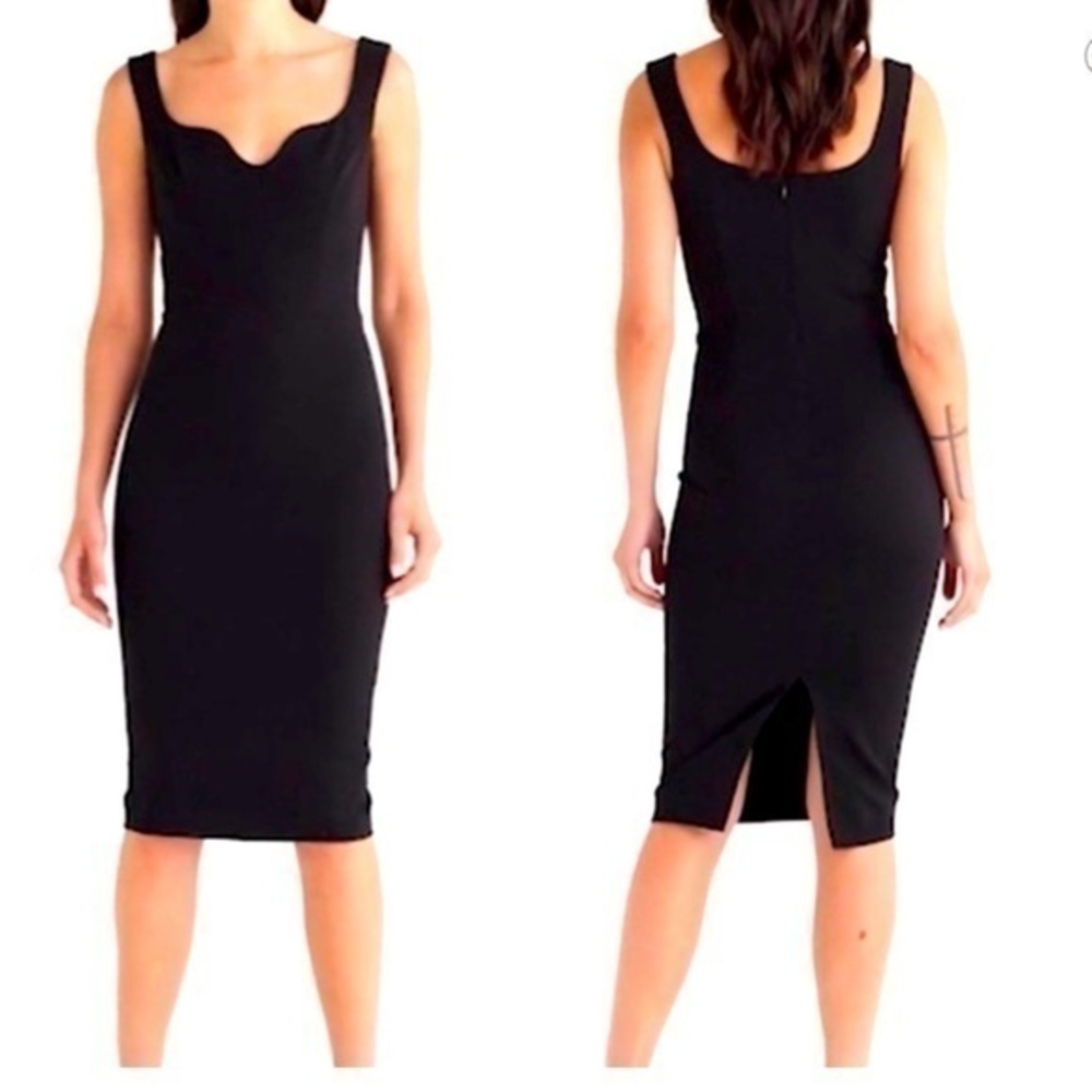 🌎New ▶️ Dress the Population ◀️ Black Sloan dress
